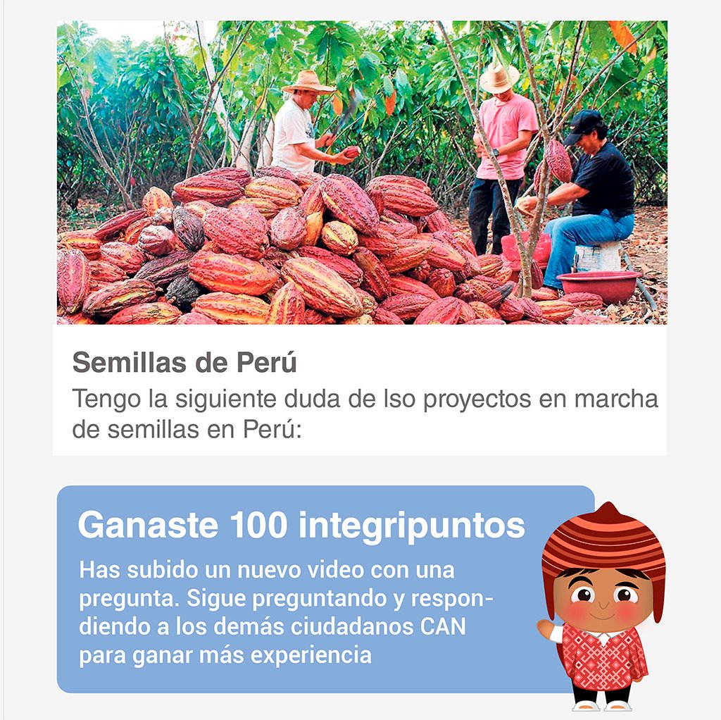 Diseño de sección Perú con mapa para web CAN por Naty Late.