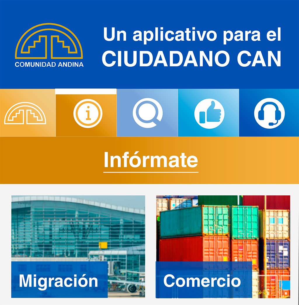 Diseño de interfaz para organismo internacional (CAN) por Naty Late.