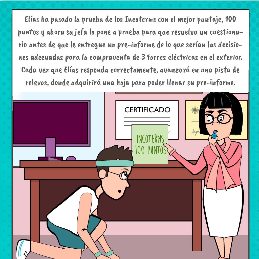 Cómic para app de gamificación del Grupo Energía Bogotá (GEB), diseñado por Naty Late